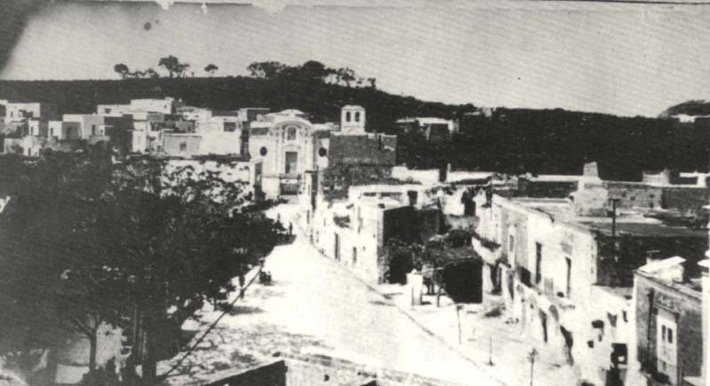centro di panza con la chiesa di s. leonardo-1930 ca